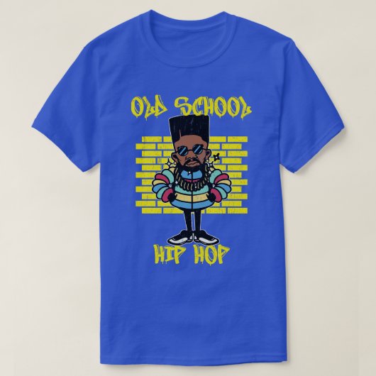 Graffiti van de oude school de hiphop t-shirt (Design voorkant)