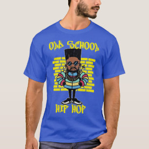 Graffiti van de oude school de hiphop t-shirt
