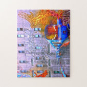 Graffiti van Montreal. Legpuzzel (Verticaal)