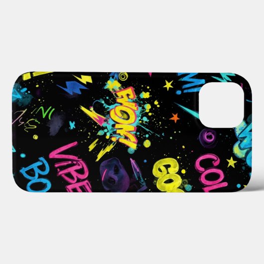 Graffiti van Natasha Us Case-Mate iPhone Case (Achterkant (horizontaal))