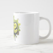 Graffiti veld van eindeloze liefde grote koffiekop (Rechts)