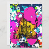 graffiti-verfspier in de stad afstuderen kaart (Achterkant)