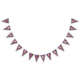 Graffiti-verjaardag Vlaggetjes