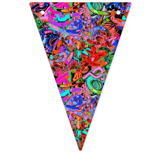 Graffiti-verjaardag Vlaggetjes (Eerste vlag)