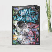Graffiti verjaardagskaart kaart (Voorkant)