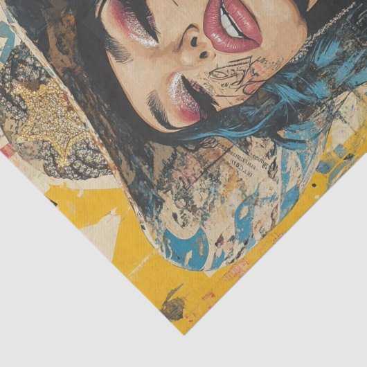 Graffiti Vibes6 Tissuepapier (Detail)