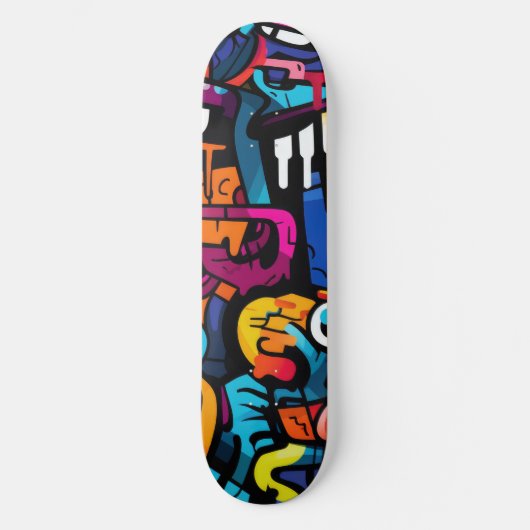 Graffiti Vibes Skateboard (Voorkant)