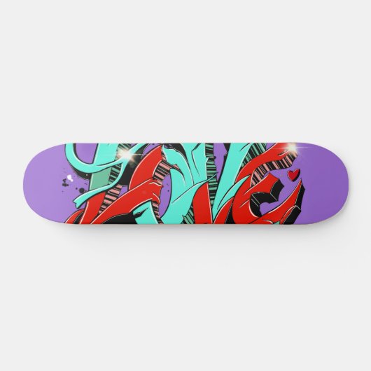 Graffiti Vibes Skateboard Deck (Horizontaal)