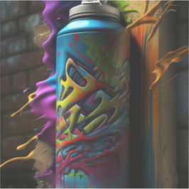 Graffiti Vibes: Straatkunst die je spreekt Sticker