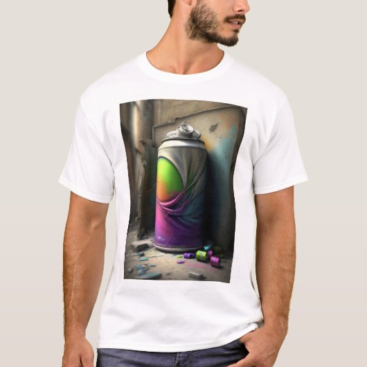 Graffiti Vibes: Straatkunst die je spreekt T-shirt (Voorkant)