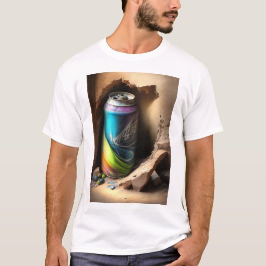 Graffiti Vibes: Straatkunst die je spreekt T-shirt (Voorkant)