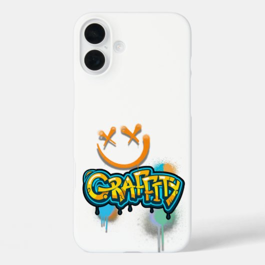 Graffiti Vibes Street Art met houding Case-Mate iPhone Case (Achterkant)