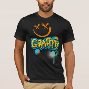Graffiti Vibes Street Art met houding T-shirt