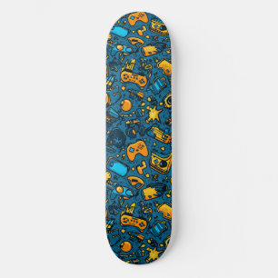 Graffiti Video GamerGamer Cool Ontworpen Skateboar Persoonlijk Skateboard