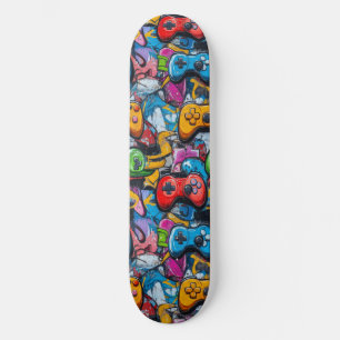 Graffiti Videogame Cool Ontworpen Skateboard