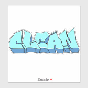 Graffiti Vinyl Sticker, op maat gesneden Sticker