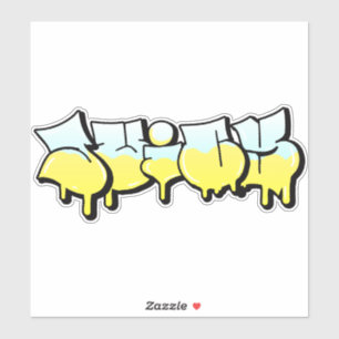 Graffiti Vinyl Sticker, op maat gesneden Sticker