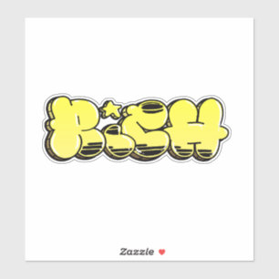 Graffiti Vinyl Sticker, op maat gesneden Sticker