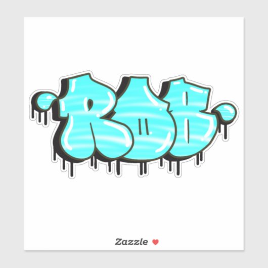 Graffiti Vinyl Sticker, op maat gesneden Sticker (Vel)