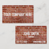 Graffiti-Visitekaartjes met Brick Wall op maat Visitekaartje (Voorkant / Achterkant)