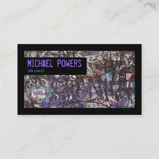 Graffiti-Visitekaartjes Visitekaartje (Voorkant)