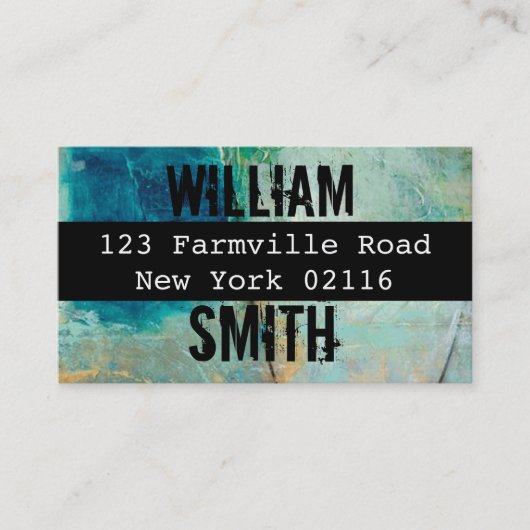 graffiti-visitekaartjes voor stedelijk verval visitekaartje (Voorkant)