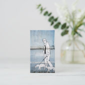 graffiti voor honden visitekaartje (Staand voorkant)