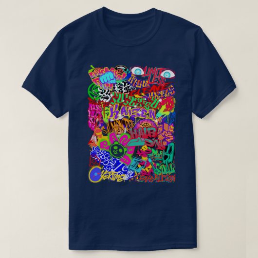 Graffiti voor tovenaars t-shirt (Design voorkant)