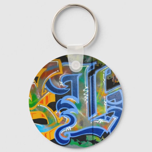 Graffiti Wall Art Sleutelhanger (Voorkant)