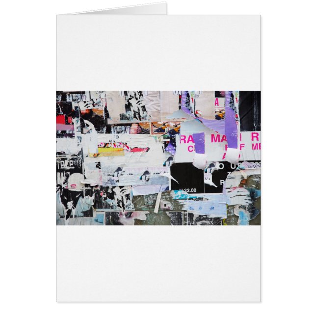 Graffiti Wall Banksy Style Torn Paper (Voorkant)