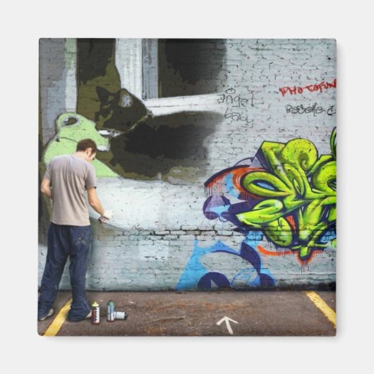 Graffiti Wall Lucy Magneet (Voorkant)