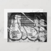 Graffiti wall, New York City Briefkaart (Voorkant / Achterkant)