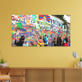 Graffiti Wall street Musici & Kunstenaars Wall Art Canvas Afdruk (Insitu (Woonkamer))