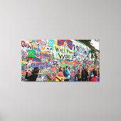 Graffiti Wall street Musici & Kunstenaars Wall Art Canvas Afdruk (Voorkant)