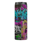 Graffiti wall urban artgraffiti,art,wall,grafiti,g thermosbeker (Achterkant)