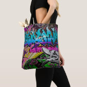 Graffiti wall urban artgraffiti,art,wall,grafiti,g tote bag (Dichtbij)