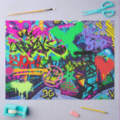 Graffiti Wall Urban Vibrant Decoupage Papier (Craft)