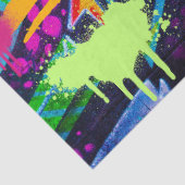 Graffiti Wall Urban Vibrant Decoupage Papier (Detail)