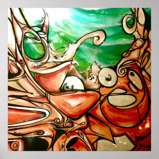 Graffiti - Wat leeft er onder Poster (Voorkant)