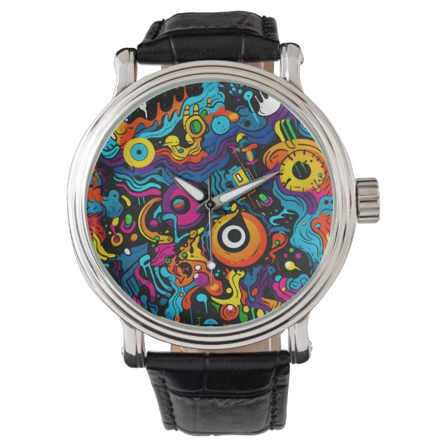Graffiti Watch Horloge (Voorkant)