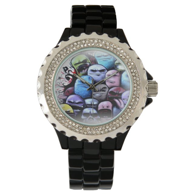 Graffiti Watch Horloge (Voorkant)