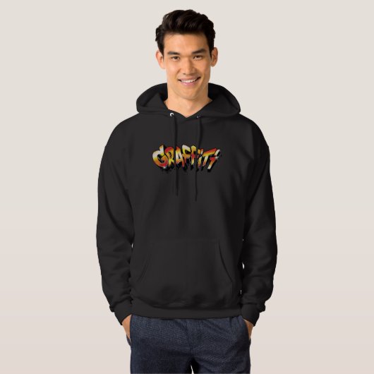 Graffiti Wildstyle street art brief Hoodie (Voorkant volledig)
