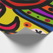 Graffiti woensdag cadeaupapier (Hoek)