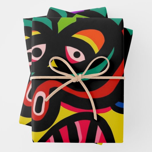 Graffiti woensdag inpakpapier vel (In situ)