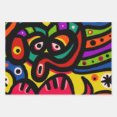 Graffiti woensdag inpakpapier vel (Voorkant)