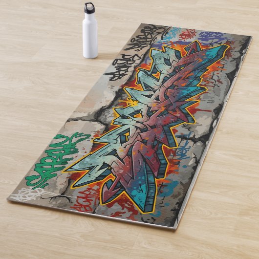Graffiti yogamat (In situ)