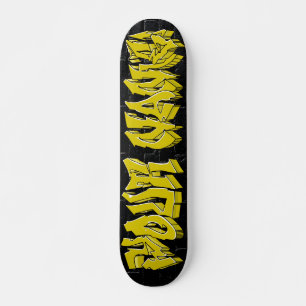 GRAFFITI ZAL GOLD DOUANE SKATEBOARD GOUDEN