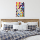 Graffiti | Zazzle_Growshop. Canvas Afdruk (Insitu (Slaapkamer))