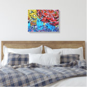 Graffiti | Zazzle_Growshop. Canvas Afdruk (Insitu (Slaapkamer))