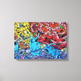 Graffiti | Zazzle_Growshop. Canvas Afdruk